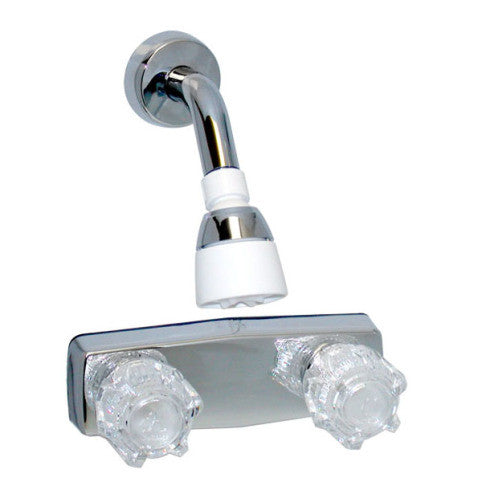 mobile home 4" Chrome Two Handle Shower only faucet wall mount