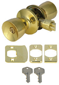 Mobile Home Brass Entry Door Lock